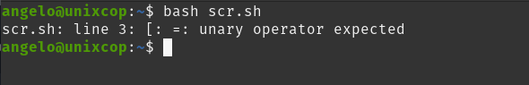 Solve the "unary operator expected" error?