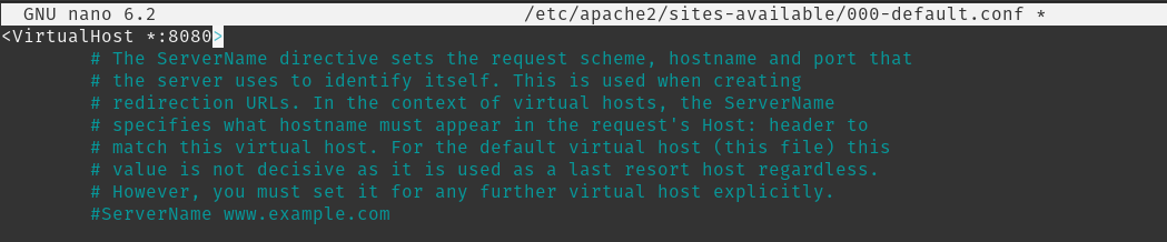 Configuring the Apache VirtualHost for Varnish