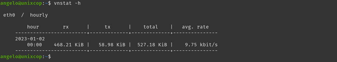 vnStat options