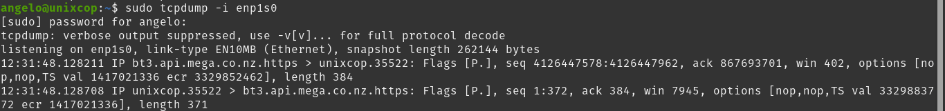 Use TCPdump on Linux