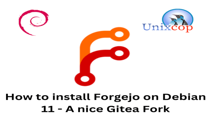 How to install Forgejo on Debian 11 - A nice Gitea Fork