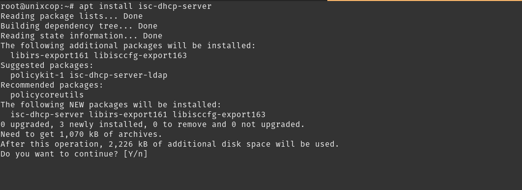 Configure DHCP Server on Debian 11