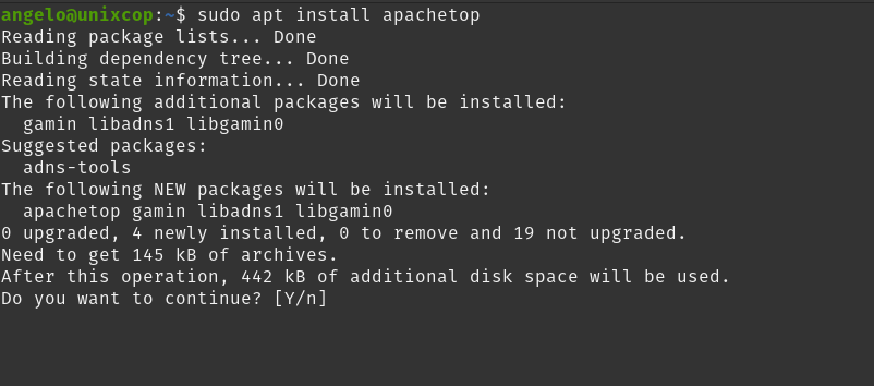 Install ApacheTop on Ubuntu 22.04