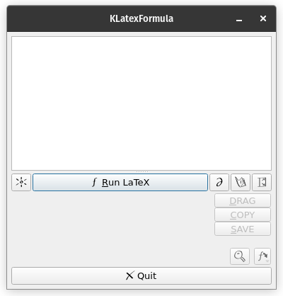 KlatexFormula on Linux