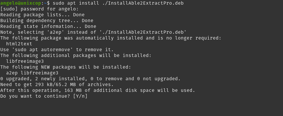 Install Able2Extract Professional on Debian  / Ubuntu